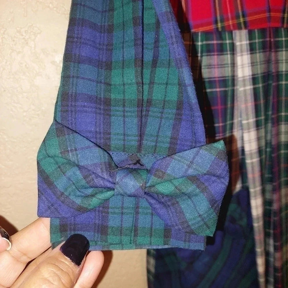 Vintage Sharon Young Plaid Dress Size Small Cottage Core - Picture 6 of 11